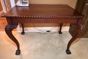 Chippendale-Style-Mahogany-Partners-Desk-third-image