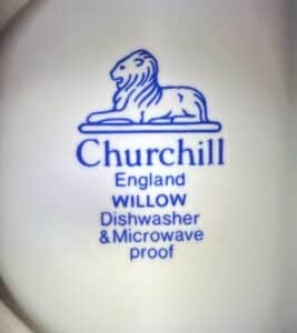 Churchill-Willow-Pattern-Divided-Plate-second-image