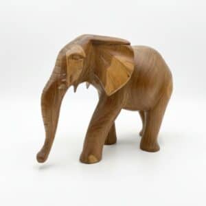 Collection-of-Ebony-and-Wood-Elephant-Figurines-third-image
