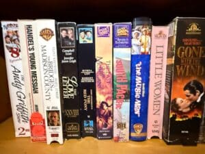 Collection-of-VHS-Tapes