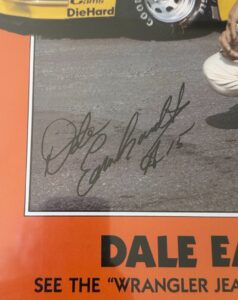 Dale-Earnhardt-Wrangler-Jeans-Machine-Southern-Signed-Poster-second-image