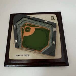 Danbury-Mint-Ebbets-Field-Ceramic-Diorama-Plaque