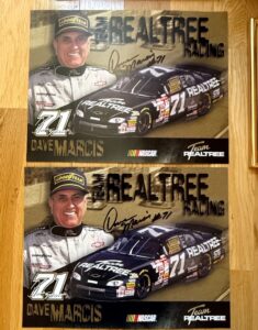 Dave-Marcis-Real-Tree-Racing-Signed-Promo-Poster