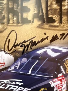 Dave-Marcis-Real-Tree-Racing-Signed-Promo-Poster-second-image