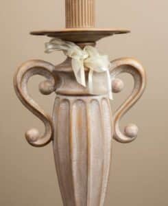 Distressed-Finish-Urn-Shaped-Floor-Lamp-with-Scrolled-Handles-and-Fabric-Shade-second-image