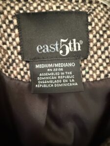 East-fifth-Womens-Tweed-Blend-Coat-second-image