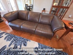 Ekornes-Stressless-Manhattan-Brown-Leather-Sofa-and-Loveseat