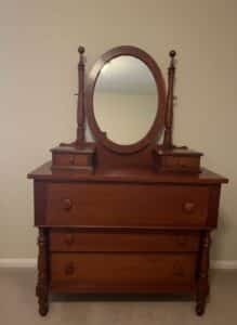 Empire-Style-Cherry-Wood-Dresser-with-Mirror-McMahan-Furniture-Company-Campbellsville-Ky-second-image