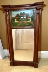 Federal-Period-Reverse-Painted-Trumeau-Mirror