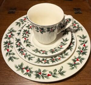 Formalities-by-Baum-Bros.-Holly-Collection-Tea-Cup-and-Saucer-Set