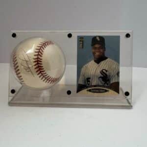 Frank-Thomas-Autographed-Baseball-with-Card