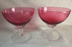George-Borgfeldt-Lisa-Pattern-Cranberry-Optic-Stemware-second-image