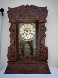 Gingerbread-Mantel-Clock