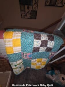 Handmade-Patchwork-Baby-Quilt