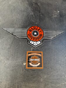 Harley-Davidson-Chrome-Banded-Bar-Set-with-Swivel-Stools-second-image