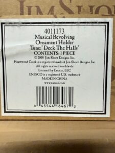 Jim-Shore-Deck-The-Halls-Musical-Revolving-Ornament-Holder-second-image