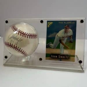 John-Smoltz-Autographed-Baseball-with-Card