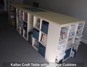 Kallax-Craft-Table-with-Storage-Cubbies
