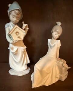 Lladro-Porcelain-Figurines-Santas-Magical-Workshop-and-Nao-Spring-Has-Come-