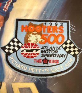 NASCAR-Race-Memorabilia-Lot-Hooters-Richard-Pettys-Last-Ride-Miller-Patches-second-image