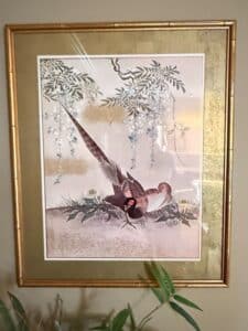 Ohara-Koson-Pheasant-and-Wisteria-Woodblock-Print