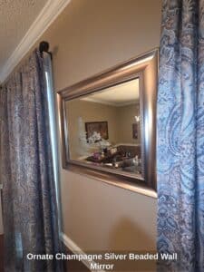 Ornate-Champagne-Silver-Beaded-Wall-Mirror