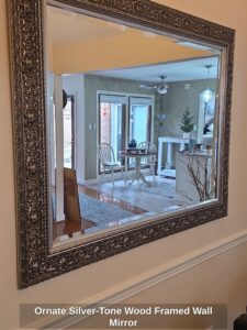 Ornate-Silver-Tone-Wood-Framed-Wall-Mirror