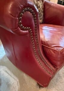 Red-Leather-Tufted-Wingback-Armchair-second-image