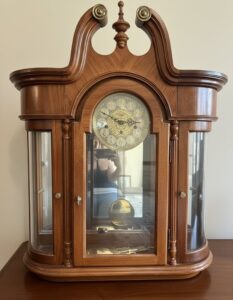 Ridgeway-Mantel-Clock-with-Glass-Display