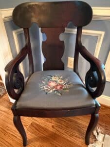 Set-of-Captains-Chairs-and-Dining-Chairs-with-Floral-Needlepoint-Upholstery