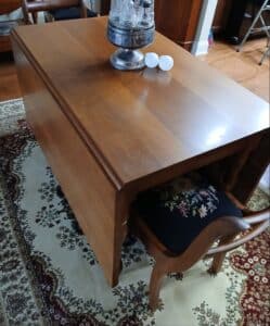 Solid-Cherry-Drop-Leaf-Dining-Table