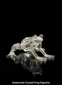 Swarovski-Crystal-Frog-Figurine
