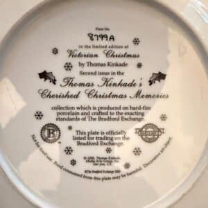 Thomas-Kinkade-Victorian-Christmas-Collector-Plates-third-image