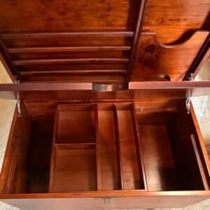 Tier-Imports-Indonesian-Wood-Carved-Top-Lap-Desk-or-Side-Chest-second-image