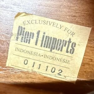 Tier-Imports-Indonesian-Wood-Carved-Top-Lap-Desk-or-Side-Chest-third-image