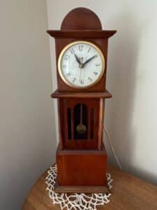 United-Clock-Corp-Electric-Mini-Grandfather-Mantel-Clock