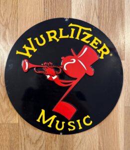 Up-Fresh-Up-Thermometer-Route-and-Wurlitzer-Metal-Signs-second-image
