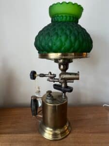 Victorian-Style-Blow-Torch-Lamp