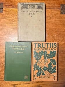 Vintage-Books-Selections-from-Poe-Standard-English-Classics-Training-in-Church-Membership-Truths-Talks-with-a-Boy