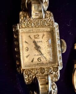 Vintage-Padre-Jewels-Swiss-Ladies-Watch-with-Rhinestone-Accents-and-a-Longines-K-Gold-Watch-second-image