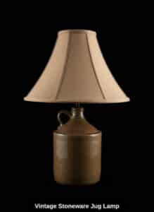 Vintage-Stoneware-Jug-Lamp