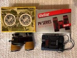 Vintage-Tasco-x-Binoculars-and-Vivitar-x-Binoculars