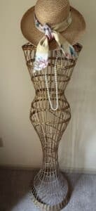 Vintage-Wicker-Torso-Mannequin-with-Straw-Hat-and-Floral-Scarf