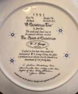 W.S.-George-The-Spirit-of-Christmas-Collector-Plates-by-Jean-Sias-Set-of-third-image