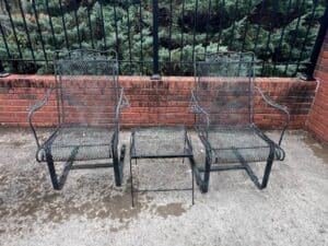 Woodard-Briarwood-Wrought-Iron-Patio-Set-Chairs-Table-B