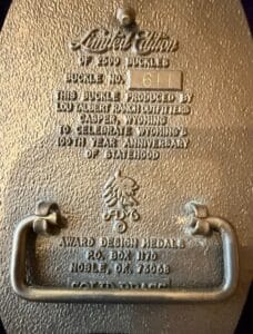 Wyoming-Centennial-and-Cheyenne-Frontier-Days-th-Annual-Limited-Edition-Belt-Buckles-second-image