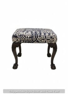 Chippendale-Style-Stool-with-Claw-Feet