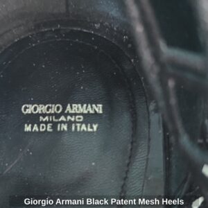 Giorgio-Armani-Black-Patent-Mesh-Heels-second-image