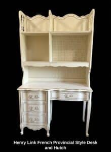 Henry-Link-French-Provincial-Style-Desk-and-Hutch