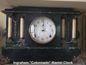 Ingraham-Colonnade-Mantel-Clock